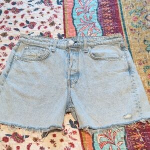 rag & bone High Waisted Denim Jean Shorts 30 Like New